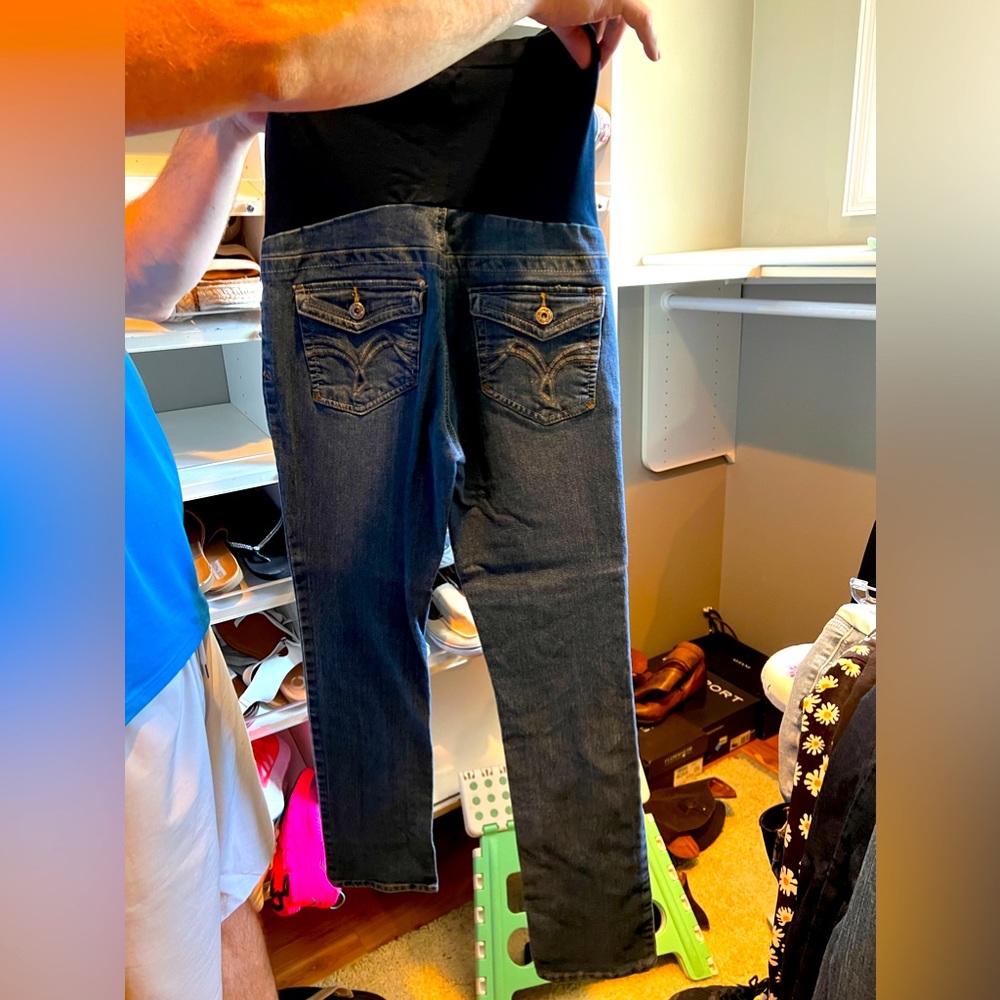 Jeans maternity size med